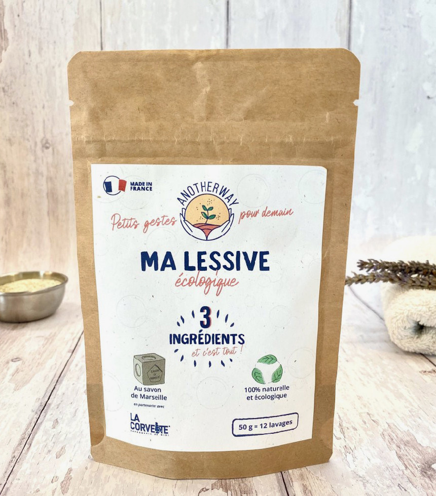 Lessive au savon de Marseille 50g