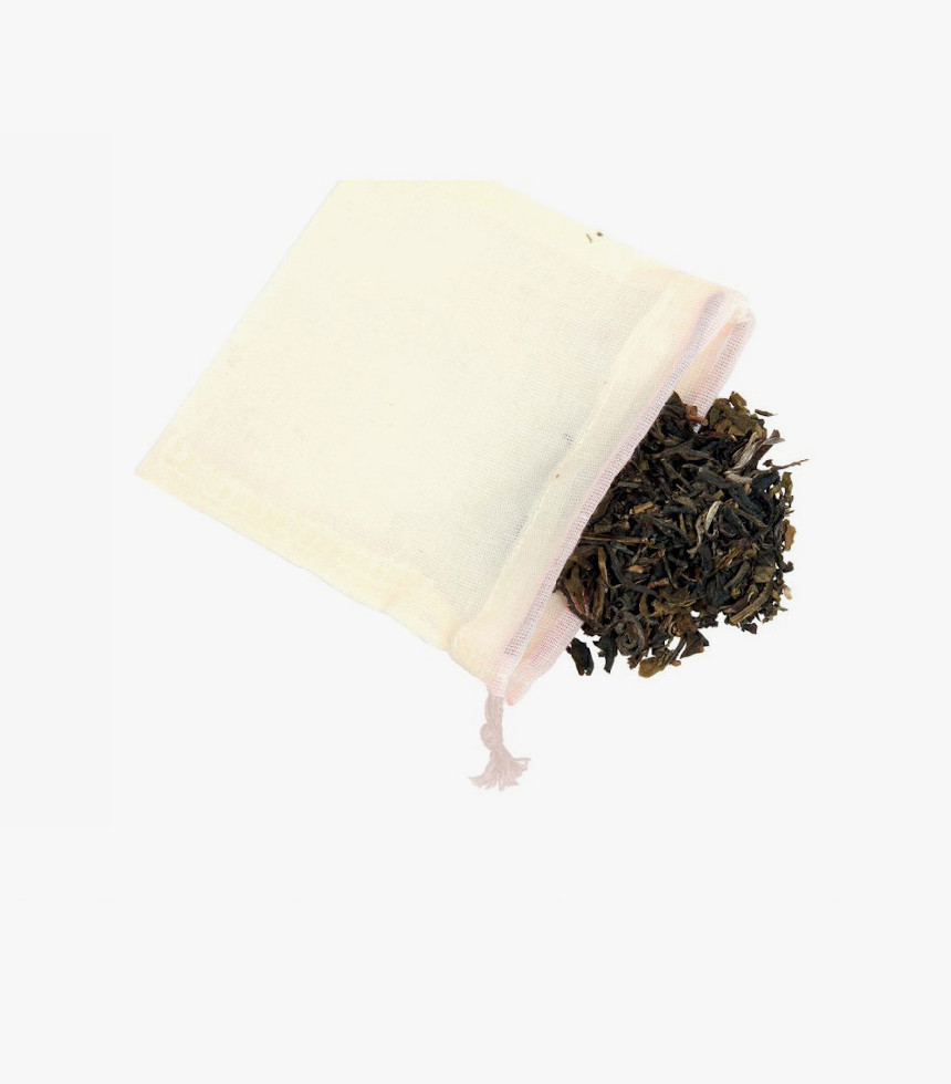Sachets de thé en coton bio x5
