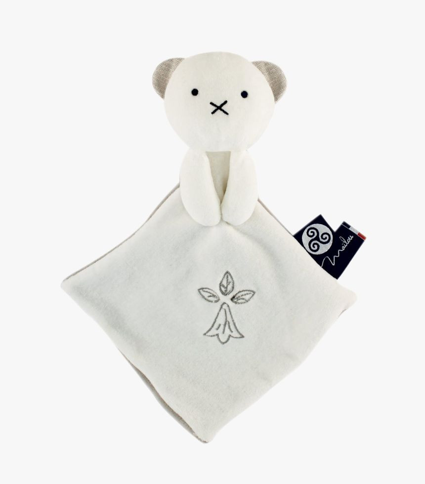 Doudou ourson en coton bio 22cm