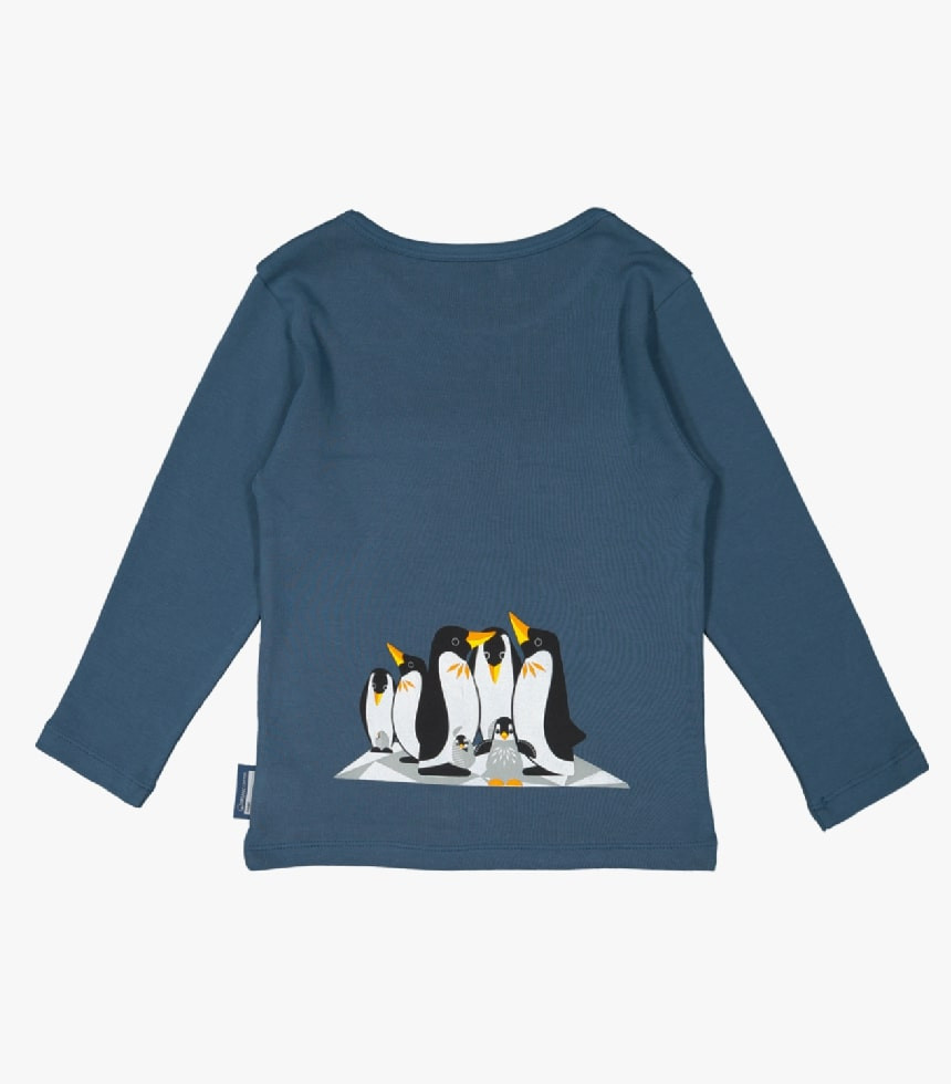 T-shirt enfant bleu en...