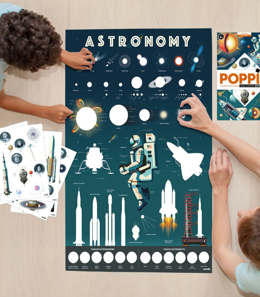 Poster à stickers Astronomie