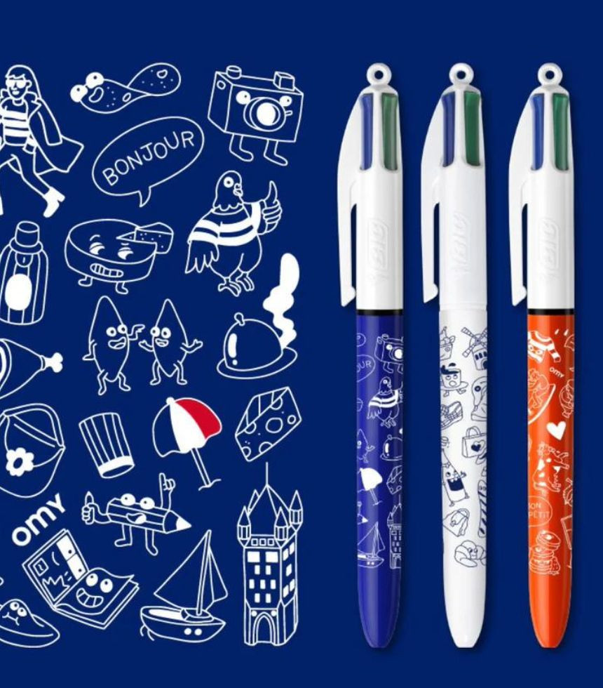 Coffret 3 stylos bic France