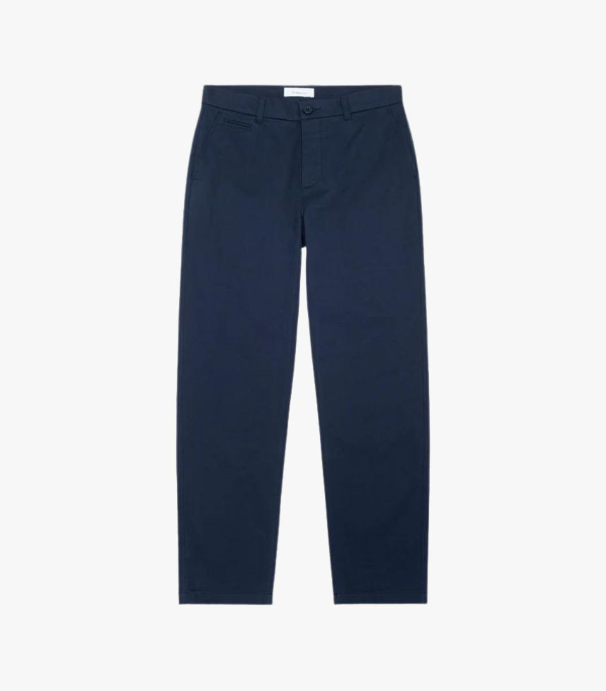 Pantalon chino chuck regular marine Knowledge Cotton Apparel