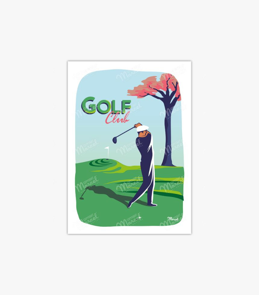 Affiche Golf Club 30x40cm