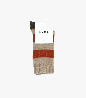 Beige and orange