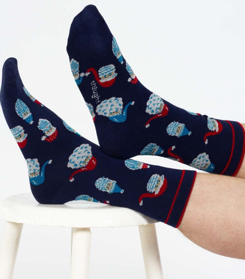 Box chaussettes papa noël