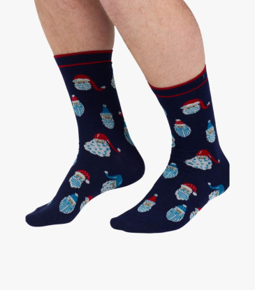 Box chaussettes papa noël