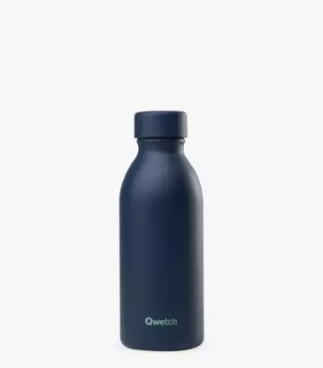 Bouteille isotherme Icon – Qwetch | Altermundi Bleu Marine
