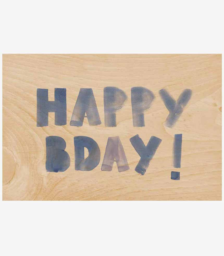 Bday blue