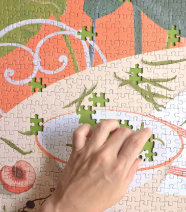 Puzzle les haricots verts 1000 pièces
