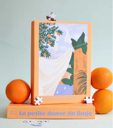Puzzle la petite danse du linge 500 pièces