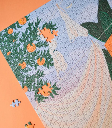 Puzzle la petite danse du linge 500 pièces