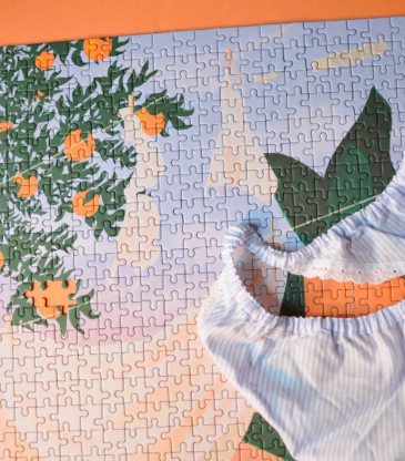 Puzzle la petite danse du linge 500 pièces
