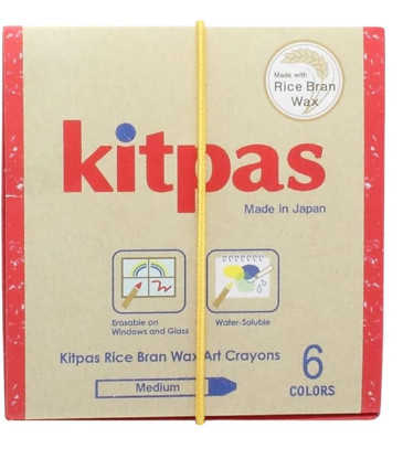 Crayons de cire multisurfaces lot de 6 couleurs