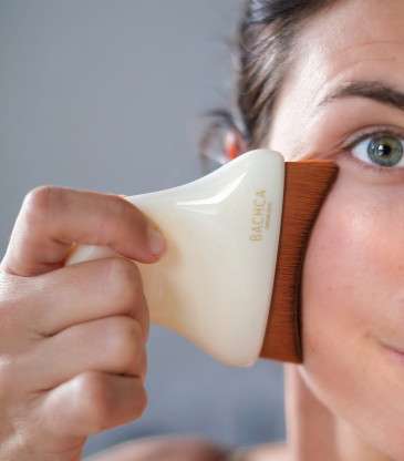 Brosse visage drainage lymphatique