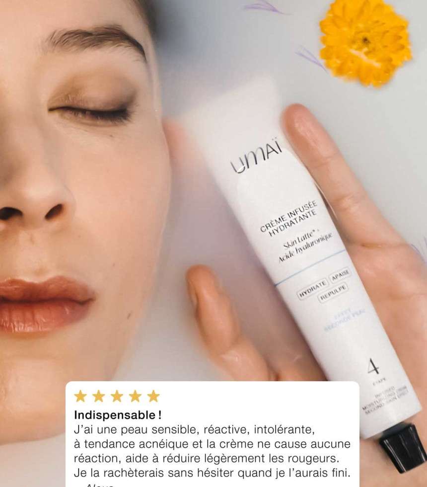 Crème visage infusée hydratante 50 ml