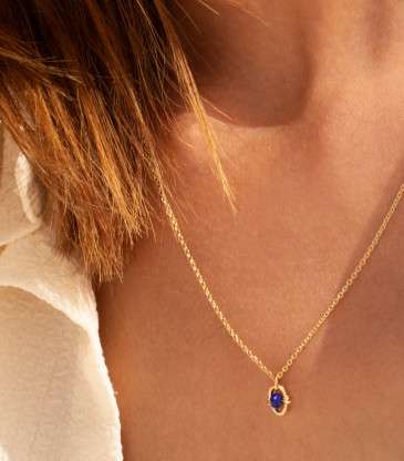 Collier Orphée lapis lazuli