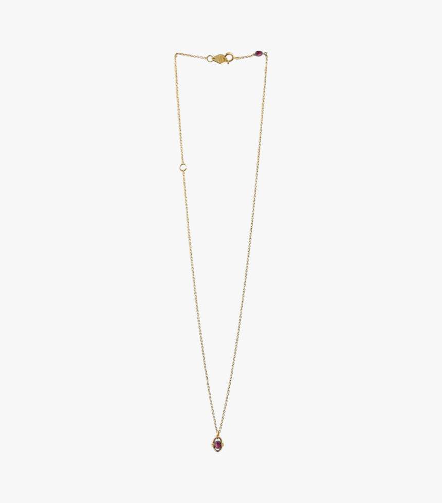 Collier Orphée grenat