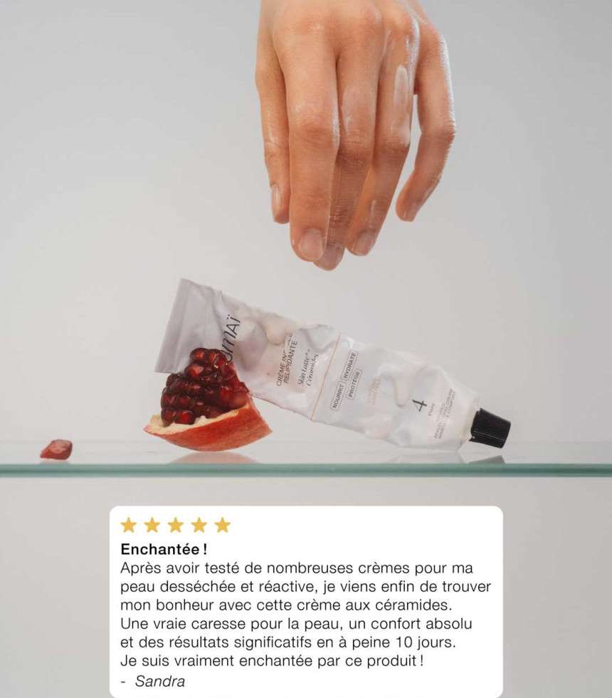 Crème visage infusée relipidante