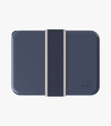 Lunch box en verre Pure bleu Natural