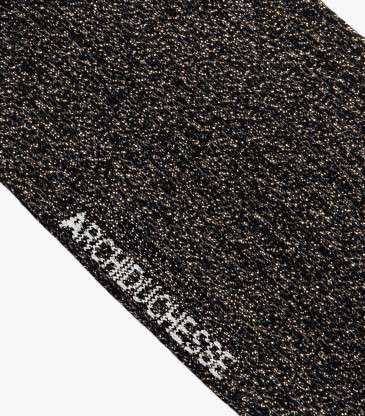 Chaussettes pailletées noir