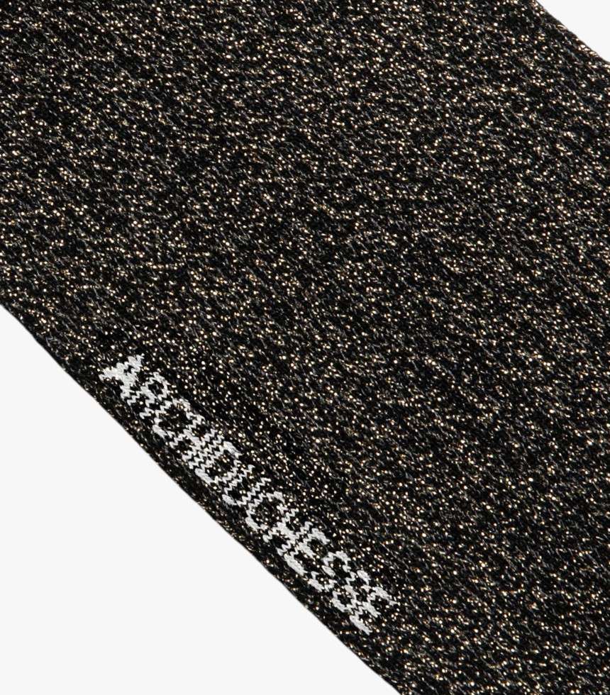 Chaussettes pailletées noir