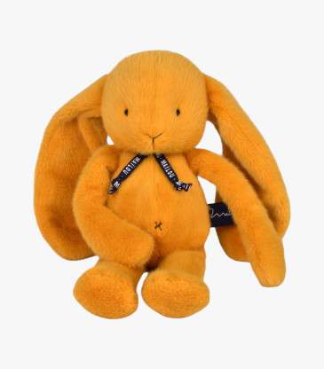 Peluche lapin Méloé safran