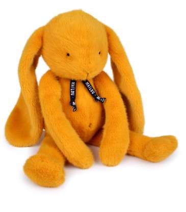 Peluche lapin Méloé safran