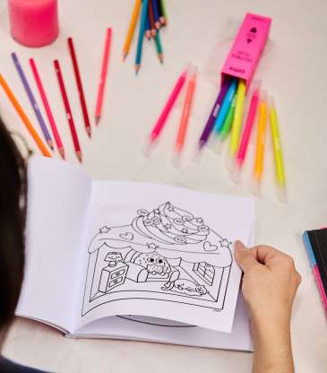 Carnet de coloriage Cozy Art Kawaii