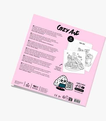 Carnet de coloriage Cozy Art Kawaii