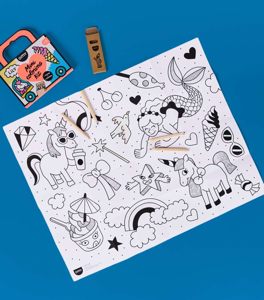 Kit de coloriage Lily licorne