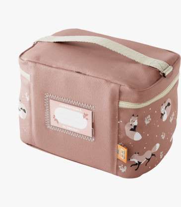 Sac repas isotherme Frosty Fox cannelle