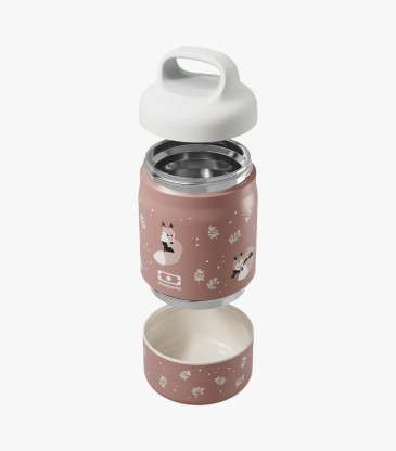 Boite thermos Handy cannelle renard