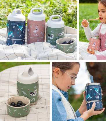 Boite thermos Handy cannelle renard