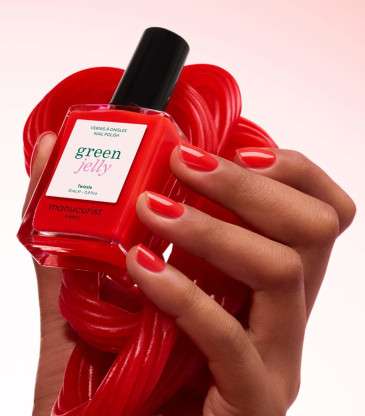 Vernis à ongles Green Twizzle Jelly rouge