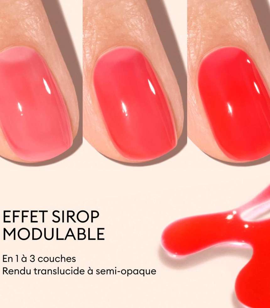 Vernis à ongles Green Twizzle Jelly rouge