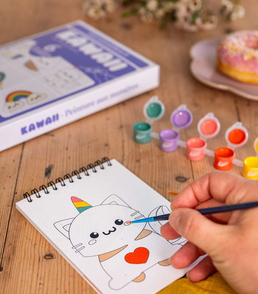 Peinture aux numéros Kawaii
