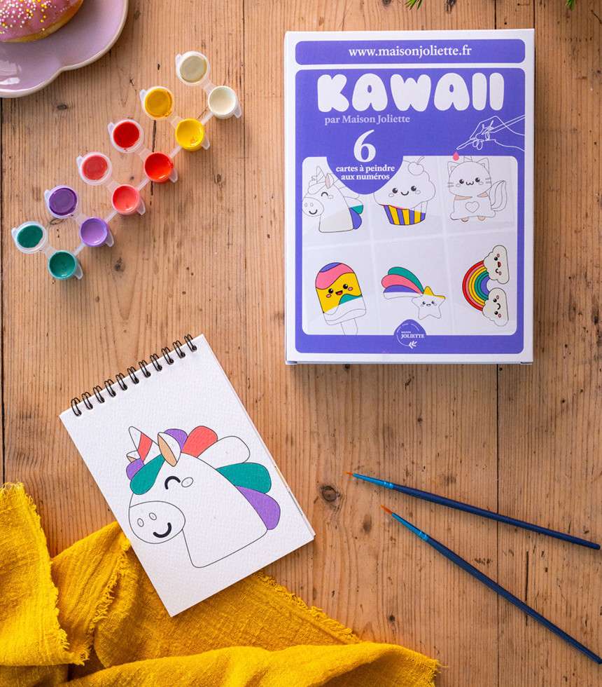 Peinture aux numéros Kawaii