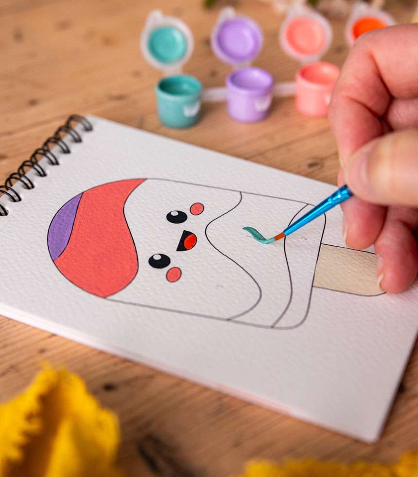Peinture aux numéros Kawaii