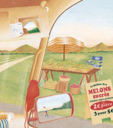 Puzzle On s'arrête melons estivaux 500 pièces
