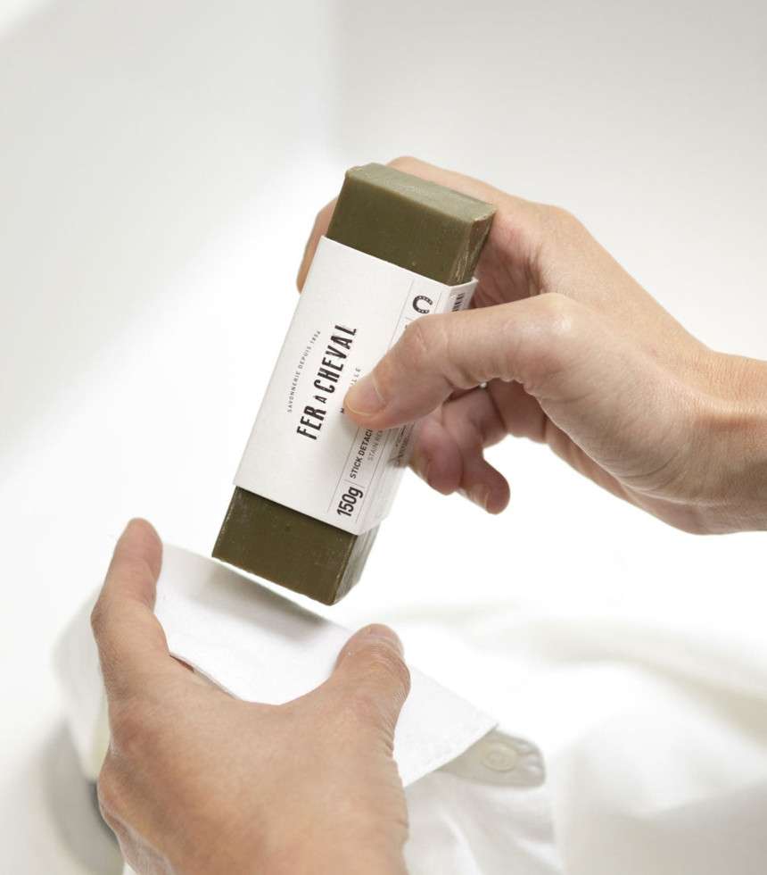 Stick détachant au savon de Marseille 150 g