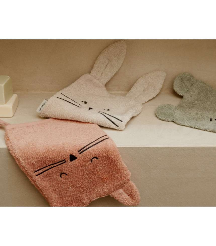 Gants de toilette Sylvester dove blue mix