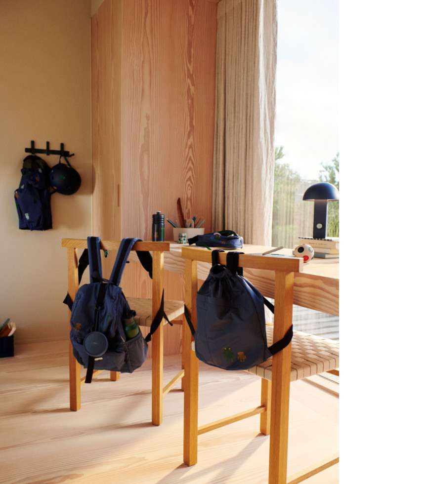 Tableau magnétique Annelise bleu indigo