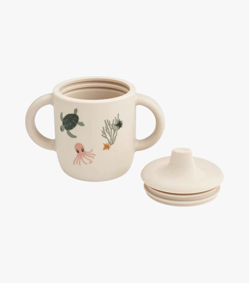 Tasse d'apprentissage Neil créatures marines sandy