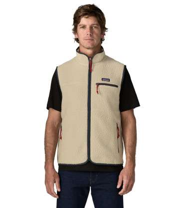Veste Retro Pile beige