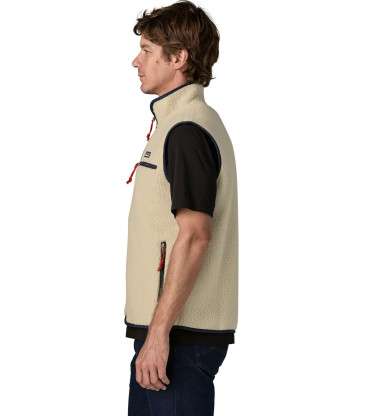 Veste Retro Pile beige