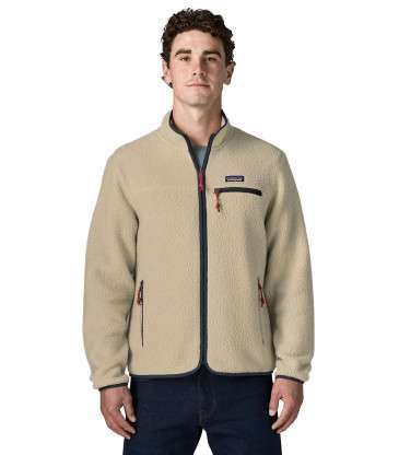 Veste Retro Pile beige
