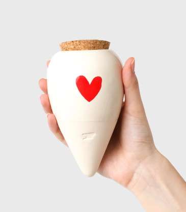 Olla argile Saint Valentin