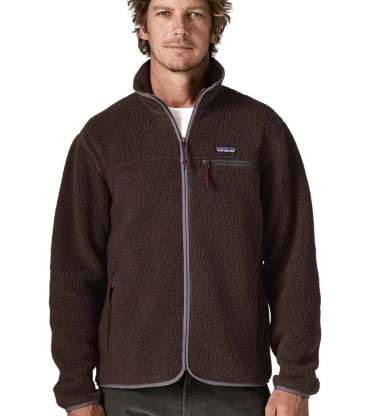 Veste Retro Pile brun