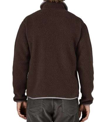 Veste Retro Pile brun